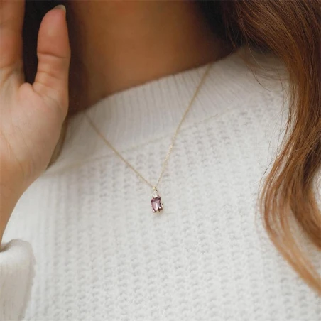 Gargantilla Victoria Cruz Elaine Mujer Plata y Cristal Swarovski Azul A3785-44HG