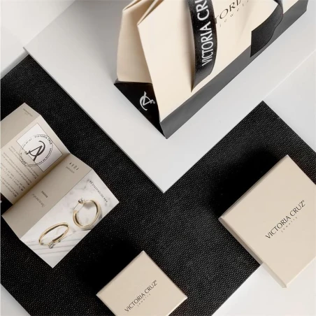 Pendientes Victoria Cruz Basic Mujer Plata y Cristal Swarovski A3331-07T