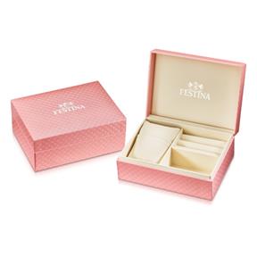 Reloj Festina Boyfriend Mujer Analógico Plateado y Rosado F20505/1 2