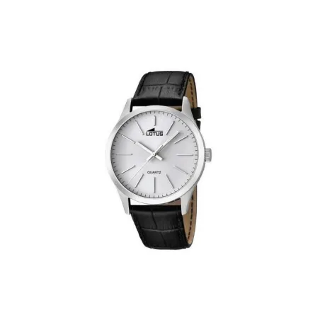 Reloj Lotus Minimalist Hombre Analógico Plateado y Negro 15961/1