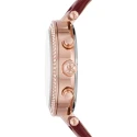 Reloj Micahel Kors Parker Mujer Burdeos Cronógrafo MK6986