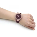 Reloj Micahel Kors Parker Mujer Burdeos Cronógrafo MK6986