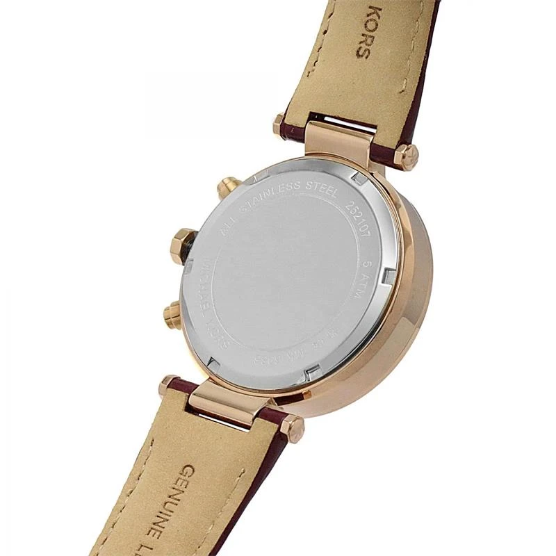 Reloj Micahel Kors Parker Mujer Burdeos Cronógrafo MK6986