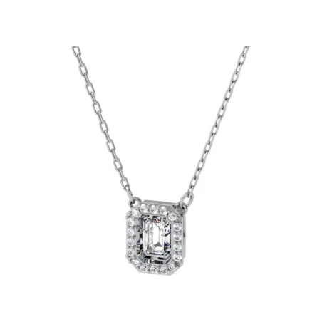 Gargantilla Swarovski Millenia Mujer Baño Rodio, Cristal Blanco y Circonita Transparente 5599177