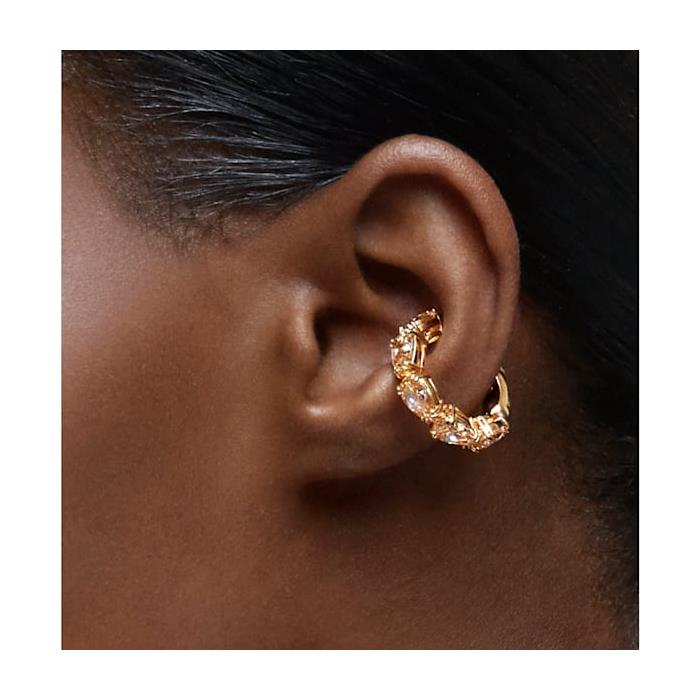 Pendiente Ear Cuff Swarovski Millenia Mujer Baño Oro y Cristal Amarillo 5613639