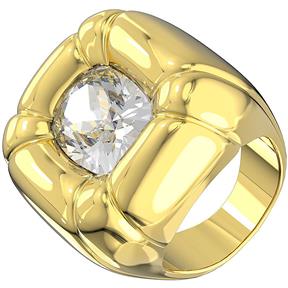 Anillo Swarovski Dulcis Mujer Baño Oro y Cristal Blanco 5613659