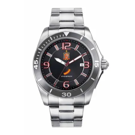 Reloj Viceroy Selección Española Plateado y Negro Analógico 432873-55