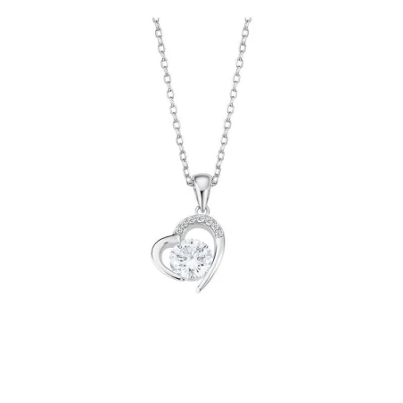 Gargantilla Lotus Silver Mujer Corazón Plata y Circonitas LP3106-1/1