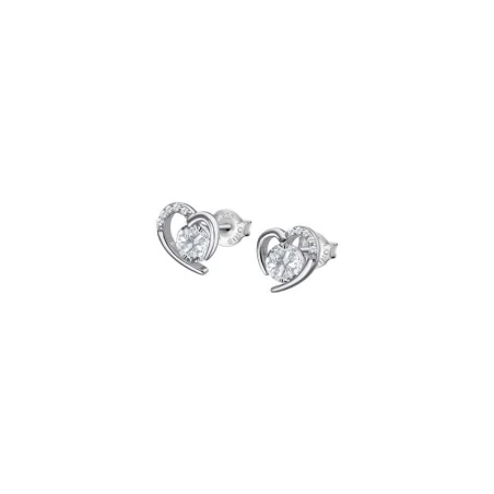 Pendientes Lotus Silver Pure Essential Mujer Corazón Plata y Circonitas LP3106-4/1