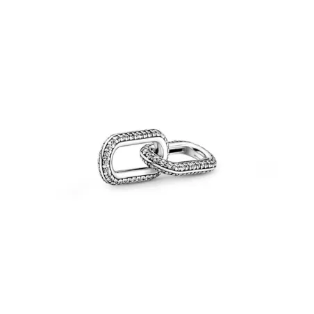Eslabón Doble Pandora Mi Plata y Pavé 799660C02