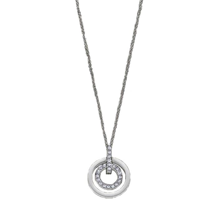 Gargantilla Lotus Style Mujer Acero Inoxidable y Circonitas LS1868-1/1