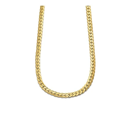 Collar Lotus Style Men In Black Hombre Acero Inoxidable Baño OroLS2210-1/2