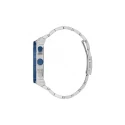 Reloj Guess Exposure Hombre Multifunción Plateado y Azul GW0324G1