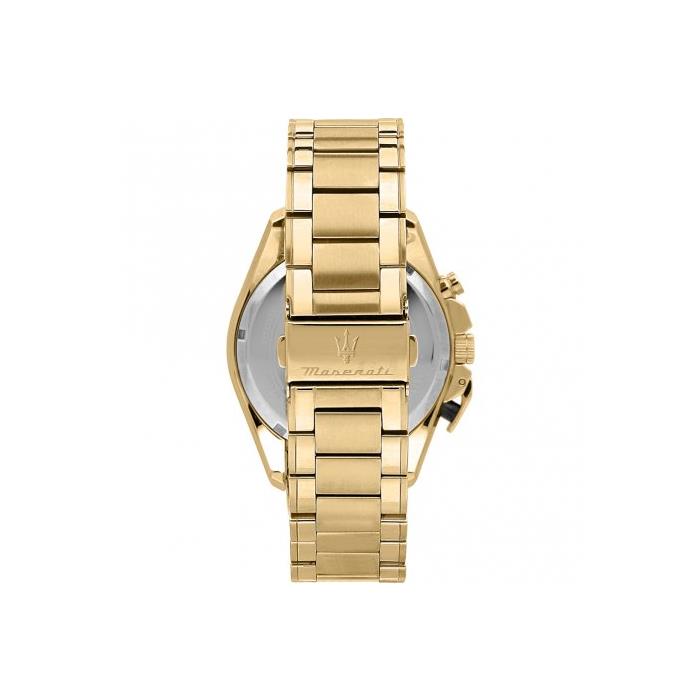 Reloj Maserati Traguardo Hombre Cronógrafo Dorado y Negro R8873612041