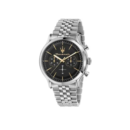 Reloj Maserati Epoca Hombre Cronógrafo Plateado y Negro R8873618017