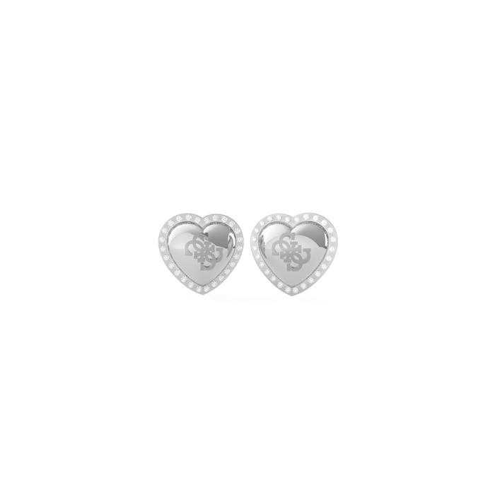 Pendientes Guess That`s Amore Mujer Corazón Acero Inoxidable y Circonitas JUBE01073JWRHT-U