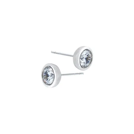Pendientes Itemporality Mujer Plata Baño Rodio y Circonita SEA-101-165-01