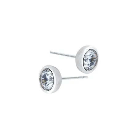 Pendientes Itemporality Mujer Plata Baño Rodio y Circonita SEA-101-165-02
