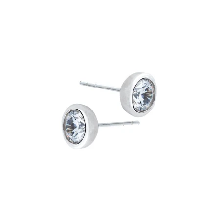 Pendientes Itemporality Mujer Plata Baño Rodio y Circonita SEA-101-165-02