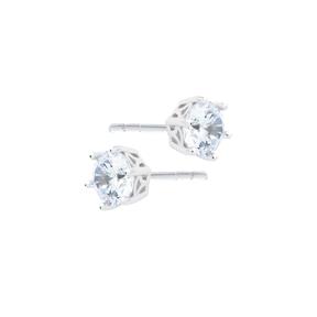 Pendientes Itemporality Mujer Plata Baño Rodio y Circonita SEA-101-166-02