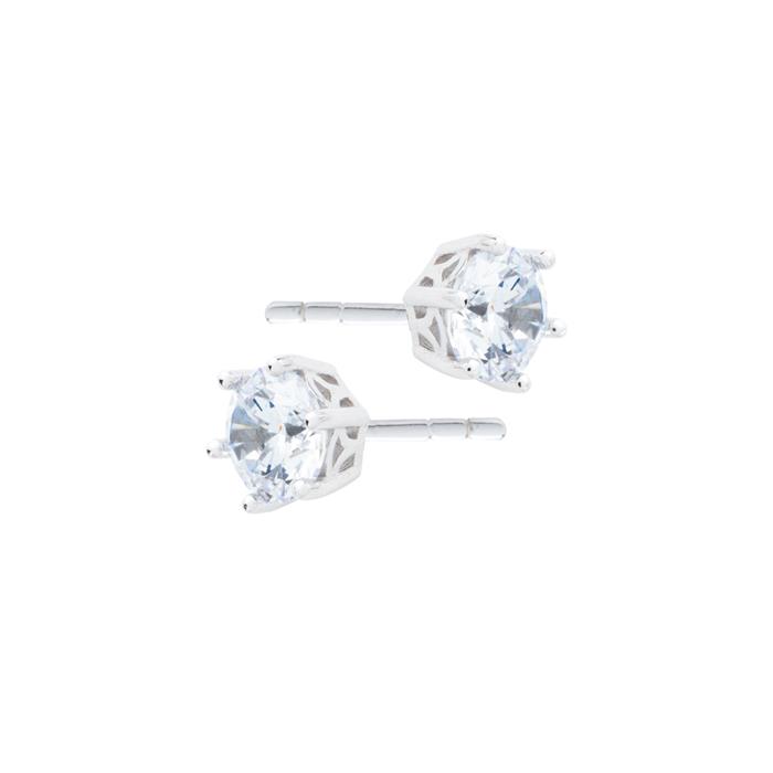 Pendientes Itemporality Mujer Plata Baño Rodio y Circonita SEA-101-166-02