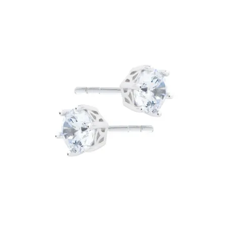 Pendientes Itemporality Mujer Plata Baño Rodio y Circonita SEA-101-166-03