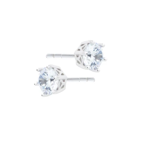 Pendientes Itemporality Mujer Plata Baño Rodio y Circonita SEA-101-166-03