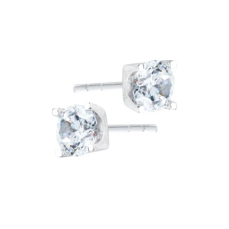 Pendientes Itemporality Mujer Plata Baño Rodio y Circonita SEA-101-167-05