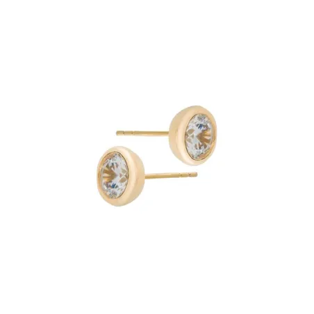 Pendientes Itemporality Mujer Plata Baño Oro y Circonita SEA-201-165-01