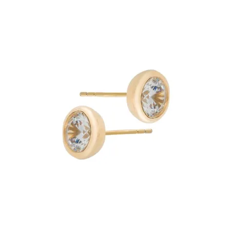 Pendientes Itemporality Mujer Plata Baño Oro y Circonita SEA-201-165-03