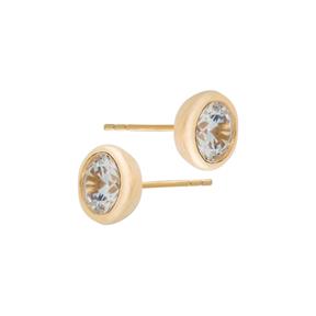 Pendientes Itemporality Mujer Plata Baño Oro y Circonita SEA-201-165-04