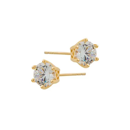 Pendientes Itemporality Mujer Plata Baño Oro y Circonita SEA-201-166-03