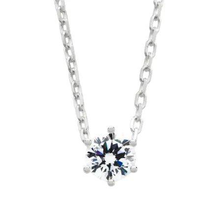 Gargantilla Itemporality Mujer Plata Baño Rodio y Circonita SNL-101-025-01