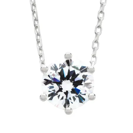 Gargantilla Itemporality Mujer Plata Baño Rodio y Circonita SNL-101-025-06