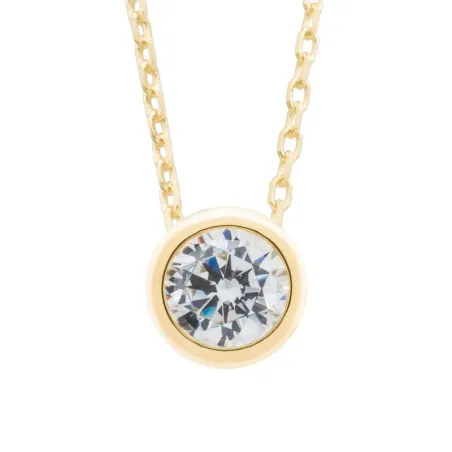 Gargantilla Itemporality Mujer Plata Baño Oro y Circonita SNL-201-024-03