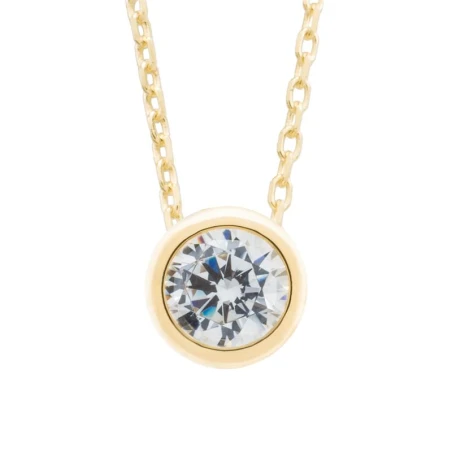 Gargantilla Itemporality Mujer Plata Baño Oro y Circonita SNL-201-024-03