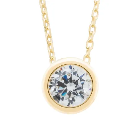 Gargantilla Itemporality Mujer Plata Baño Oro y Circonita SNL-201-024-04