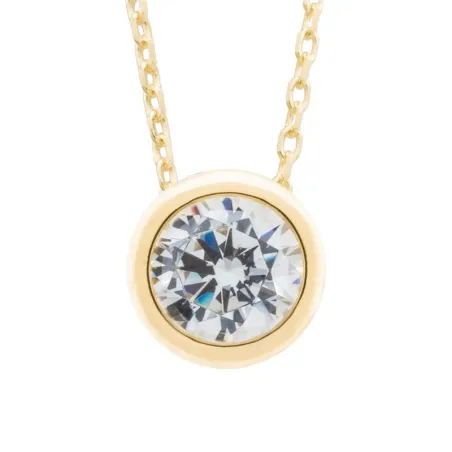 Gargantilla Itemporality Mujer Plata Baño Oro y Circonita SNL-201-024-05