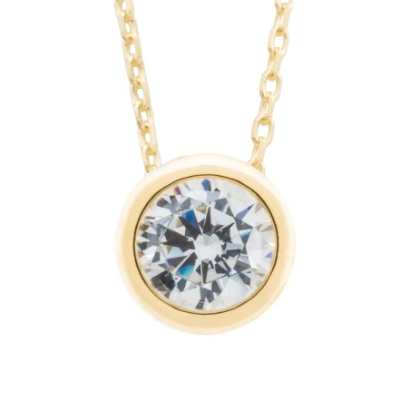 Gargantilla Itemporality Mujer Plata Baño Oro y Circonita SNL-201-024-05