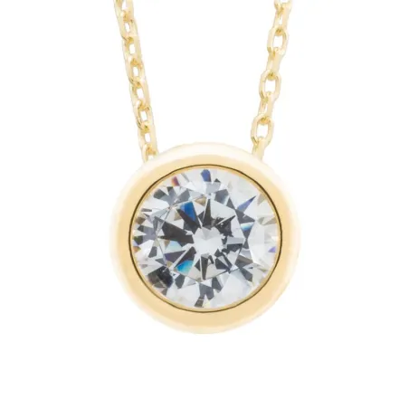 Gargantilla Itemporality Mujer Plata Baño Oro y Circonita SNL-201-024-06