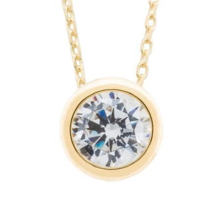 Gargantilla Itemporality Mujer Plata Baño Oro y Circonita SNL-201-024-06