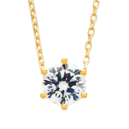 Gargantilla Itemporality Mujer Plata Baño Oro y Circonita SNL-201-025-04