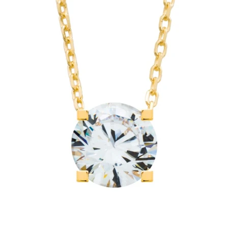 Gargantilla Itemporality Mujer Plata Baño Oro y Circonita SNL-201-026-05