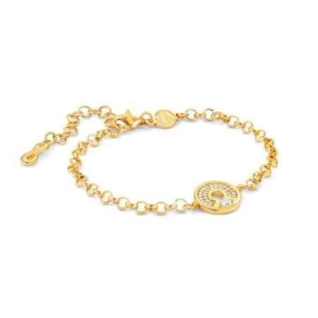 Pulsera Nomination Sentimental Mujer Plata Baño Oro y Circonitas 149211/016