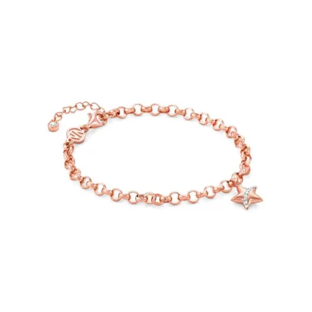 Pulsera Nomination SweetRock Mujer Estrella Plata Baño Rosado con Circonitas 148030/033