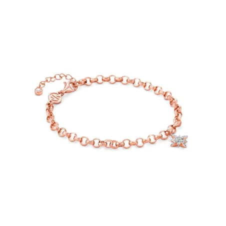 Pulsera Nomination SweetRock Mujer Rosa de los Vientos Plata Baño Rosado con Circonitas 148030/066