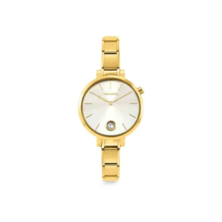 Reloj Nomination Paris Mujer Acero Inoxidable Baño Oro y Circonitas Analógico 076035/017