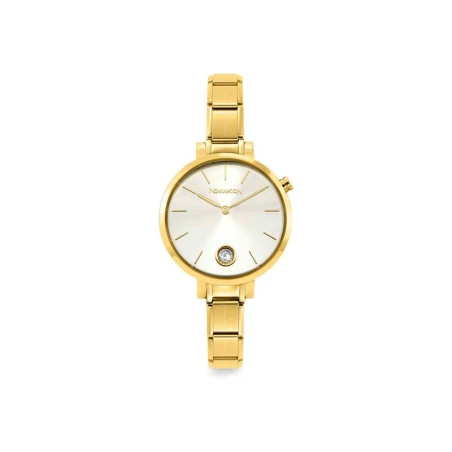 Reloj Nomination Paris Mujer Acero Inoxidable Baño Oro y Circonitas Analógico 076035/017