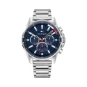 Reloj Tommy Hilfiger Hombre Mason Plateado Multifunción 1791788