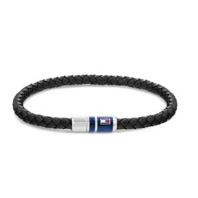 Pulsera Tommy Hilfiger Hombre Cuero Negro 2790293
